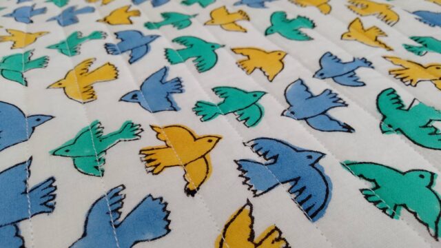 キルト生地の作成。